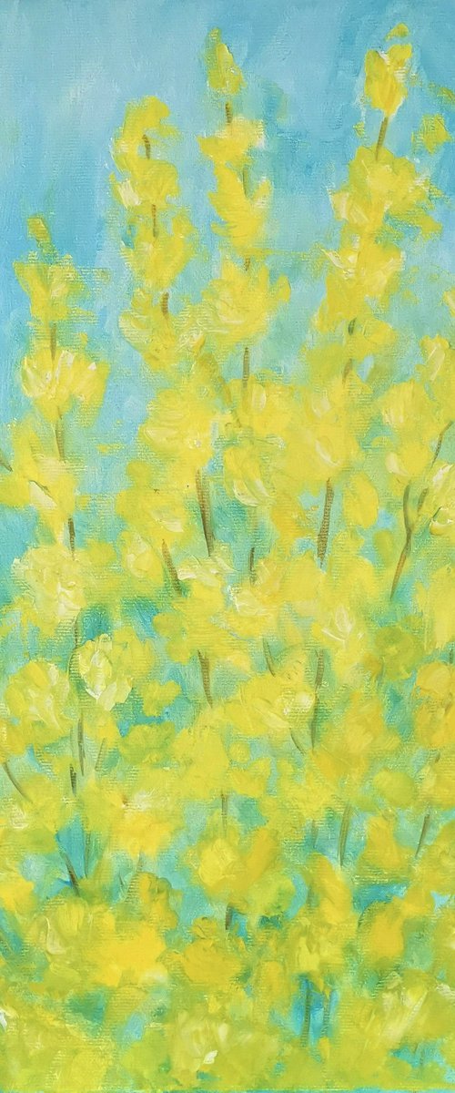 Forsythia by Elena Mosurak