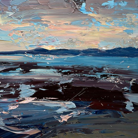 Beach at sunset