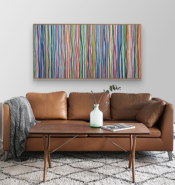 Funk Life - 152 x 76cm acrylic on canvas