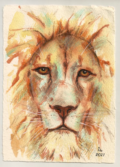 Lion by Ilona Borodulina
