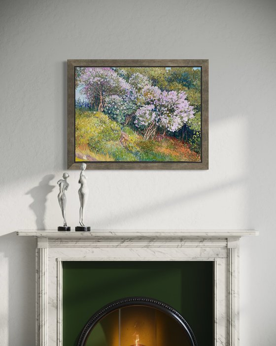 Lilac on the hill