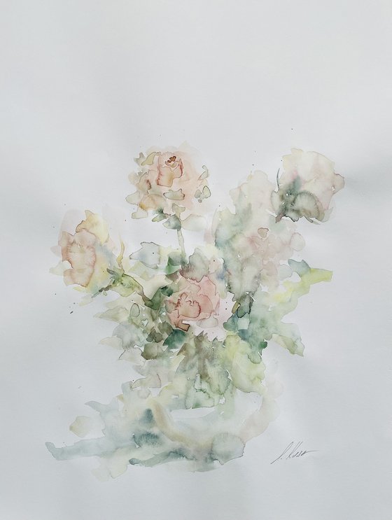 Roses 50x65cm 2025