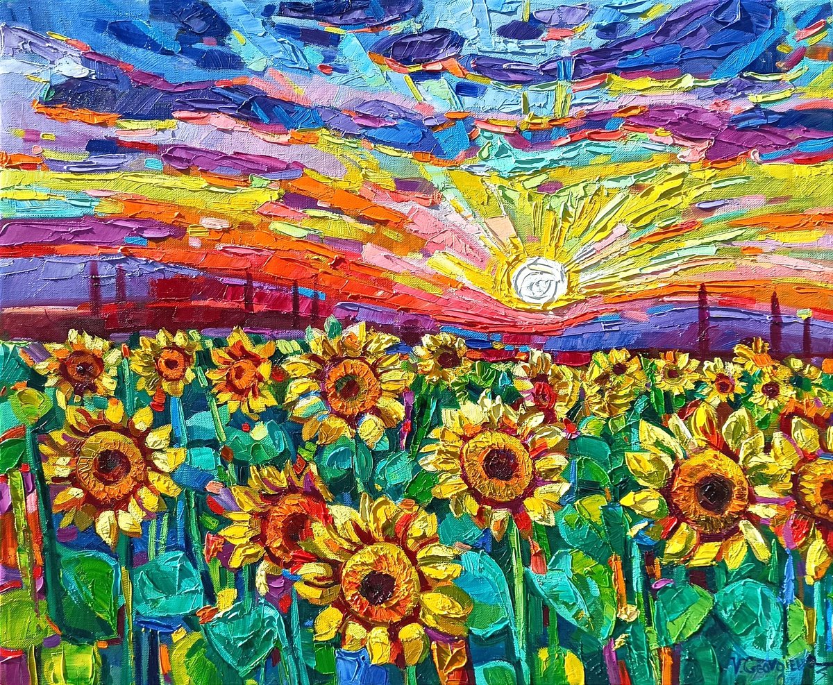 When the Sunflowers Bloom by Vanya Georgieva