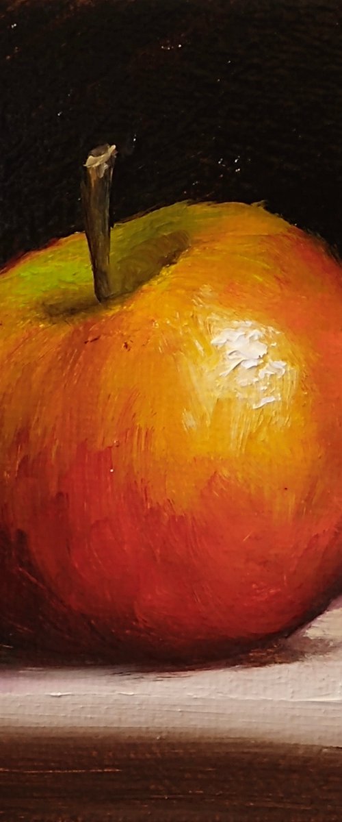 Little Apple still life by Jane Palmer Art
