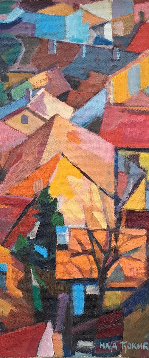 Roofs, Zemun, 2023 by Maja Đokić Mihajlović