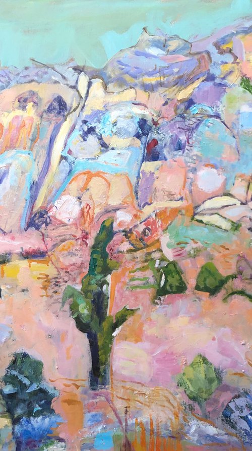New Mexico Landscape by Maureen Finck