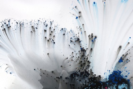 Nature 261 — Abstract Organic Blue