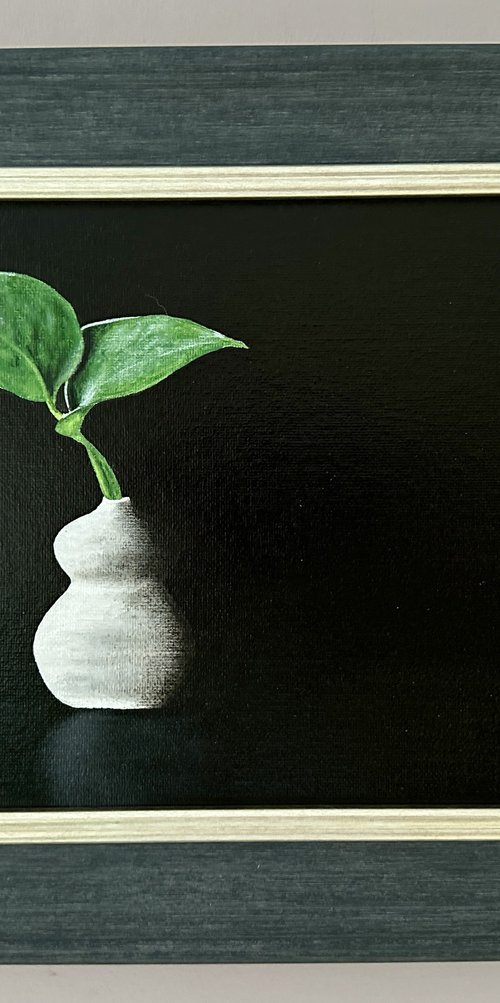 Ikebana: Green Leaves by Kaz  Jones