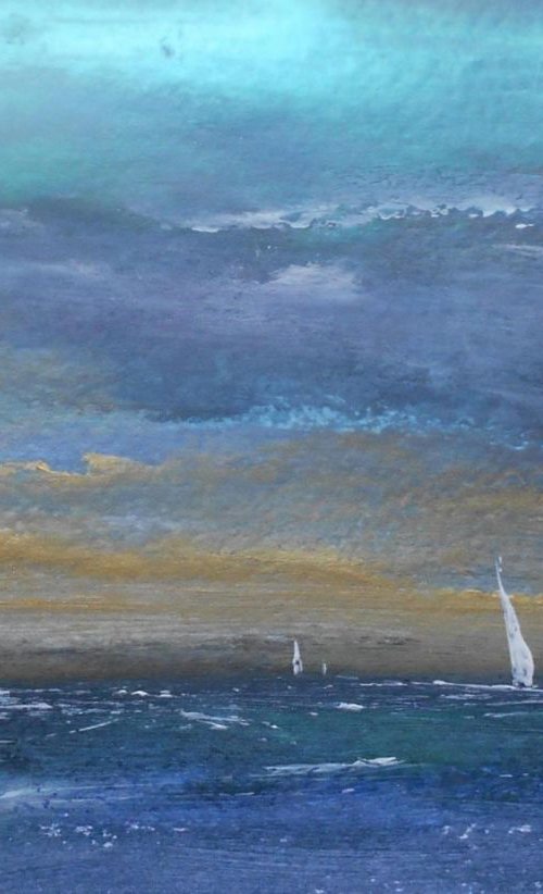 White sails by Maxine Anne  Martin