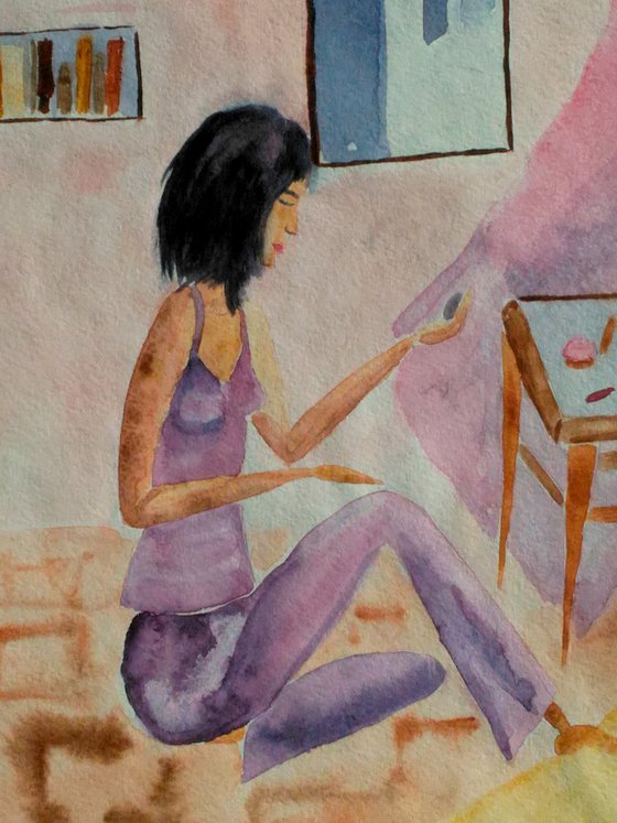 Woman Painting