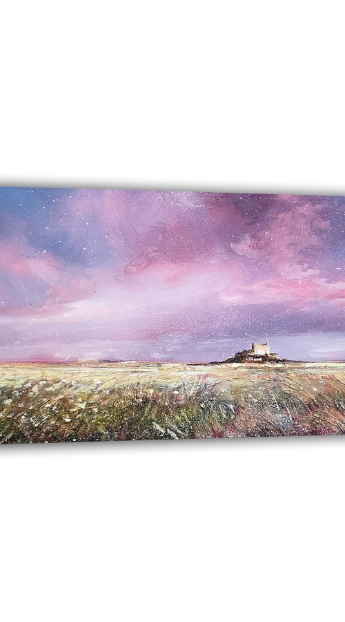 Crimson Winds Bamburgh Castle by Jennifer Taylor