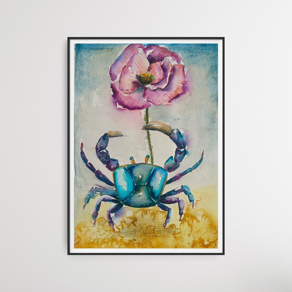 Crab Illustration (small) by Evgenia Smirnova