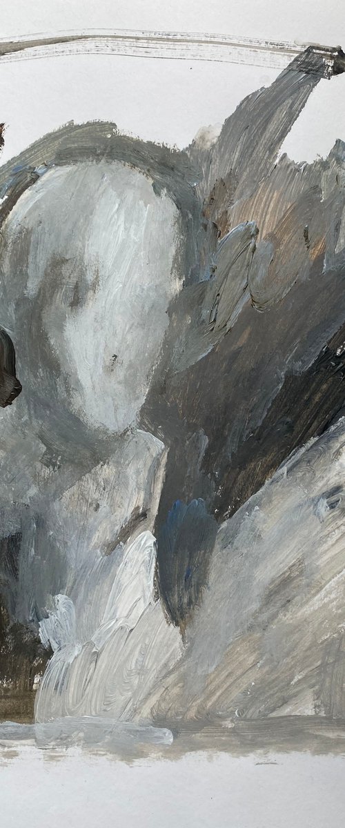 Portrait in the Dark by Liubov Ro