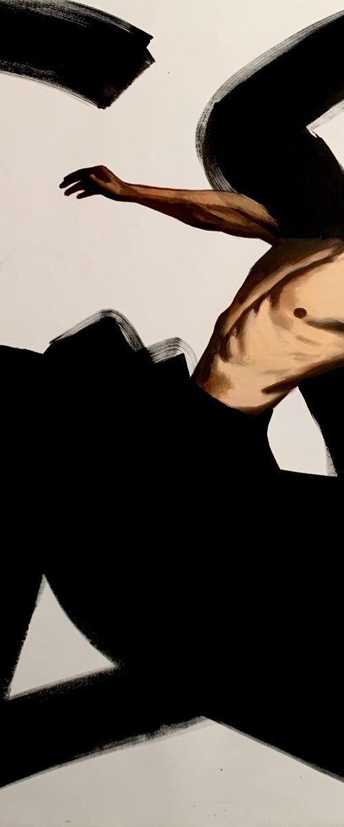 "diving into the night" by Anzhelika Klimina