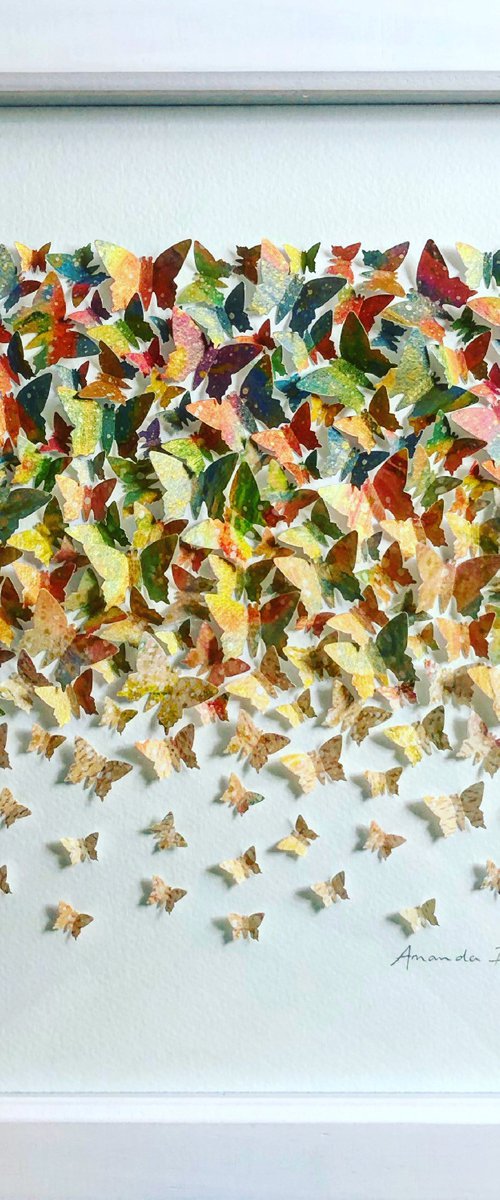 Find your wings and fly away - Autumn glow by Amanda Deadman