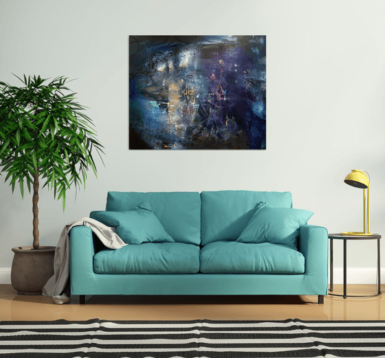 The Childhood Of Chaos 6 Large Painting Mindscape Lightscape By O KLOSKA