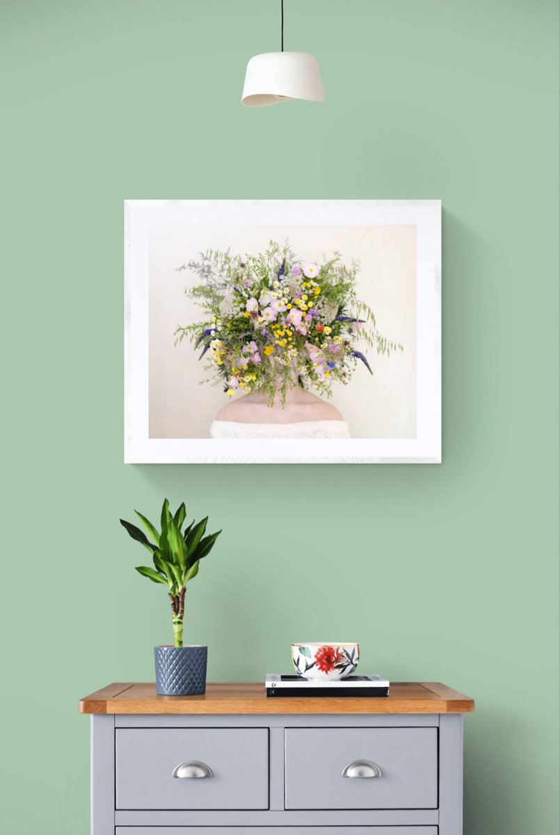 Expressive Portrait Photograph By Ziesook You, 30 X 24", Scent Of Texas 04212021, Original Artwork