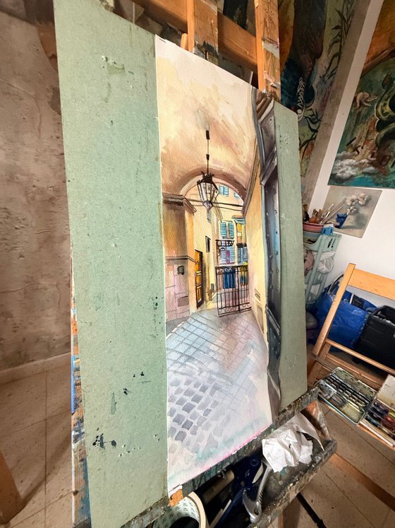 Under the Arches of Bologna