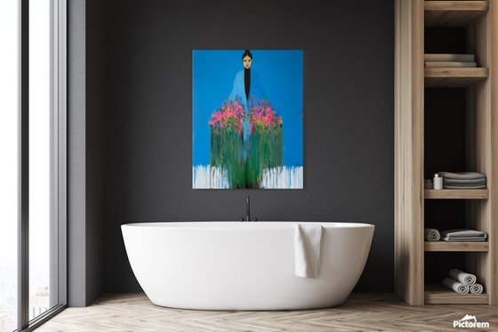 Girl With Flowers — IV