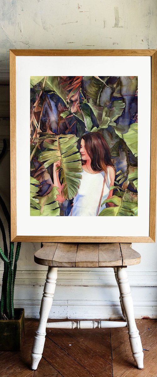 🌟TROPICANCA🌟 - Original watercolor painting on paper by Alina Shangina ❤️