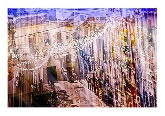 Spanish Streets 18. Abstract Multiple Exposure photography of Traditional Spanish Streets. Limited Edition Print #1/10