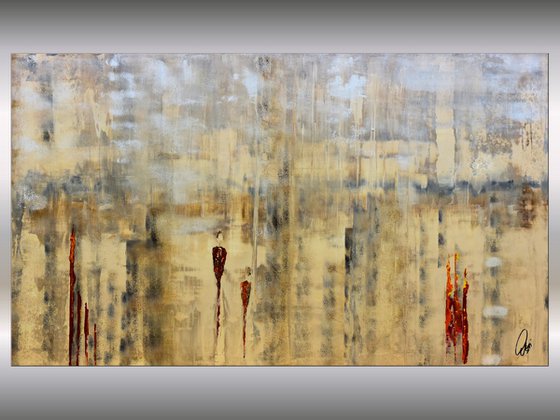 Transmission  - Abstract Art - Acrylic Painting - Canvas Art - Stretched Canvas - Abstract Painting - Industrial Art