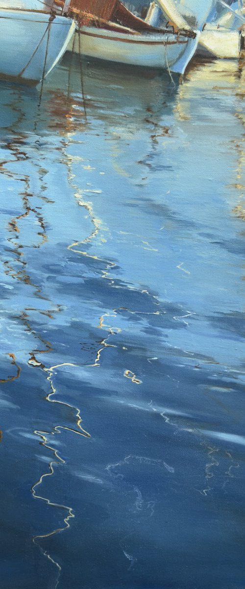 Reflection in water by Olha Laptieva