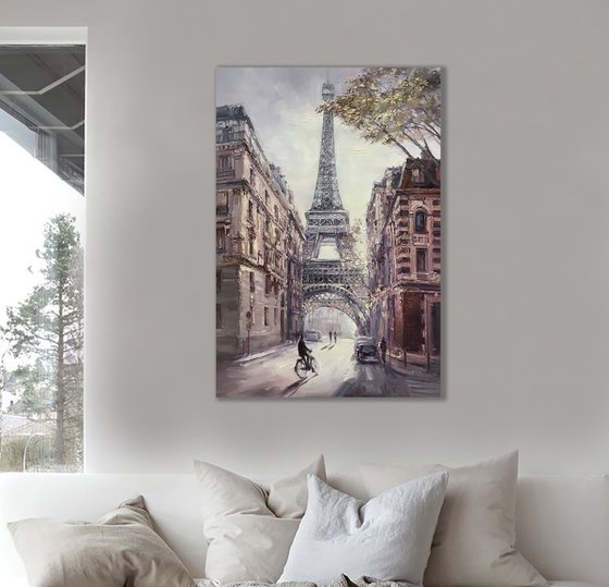 "Paris"original oil painting