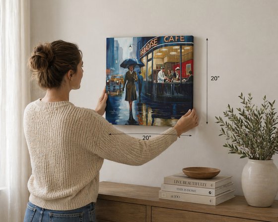 Rain at Paradise Café