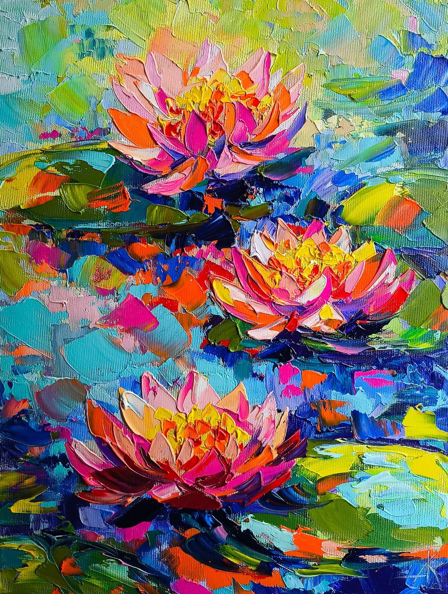 Impressionistic Botanical Oil Painting By Anastasia Kozorez, 12 X 16, Fresh, Original Artwork