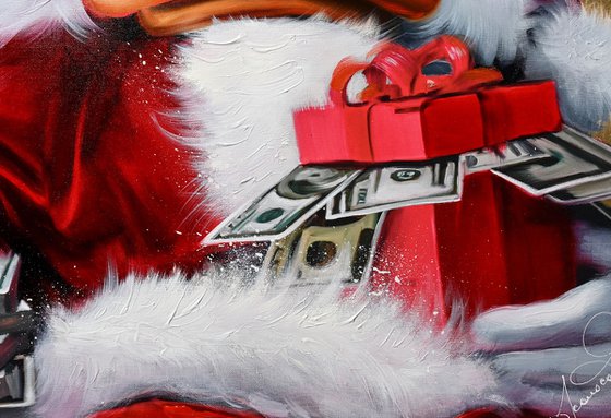 Giclee Santa Duck