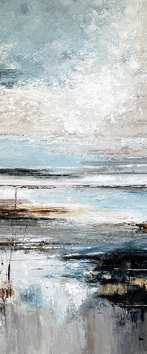 Silver Tide Awakening. Large Coastal by Tatiana Malinovscaia