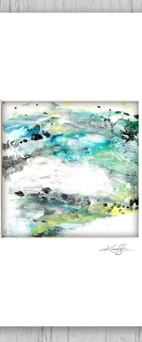 Abstract Dreams 42 - Mixed Media Abstract Painting in mat by Kathy Morton Stanion by Kathy Morton Stanion