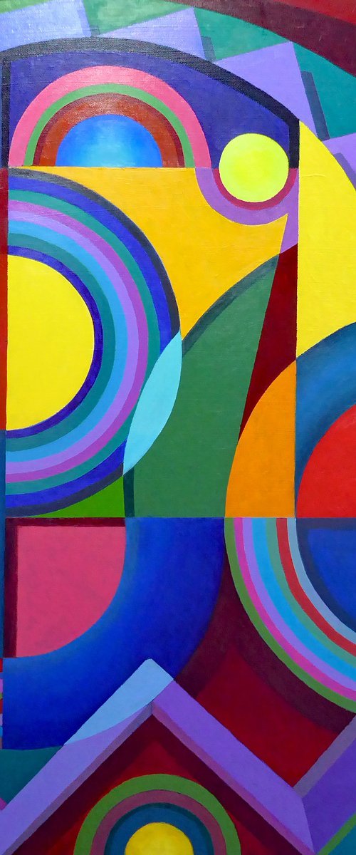 DOODLE OF GEOMETRIC SHAPES by Stephen Conroy