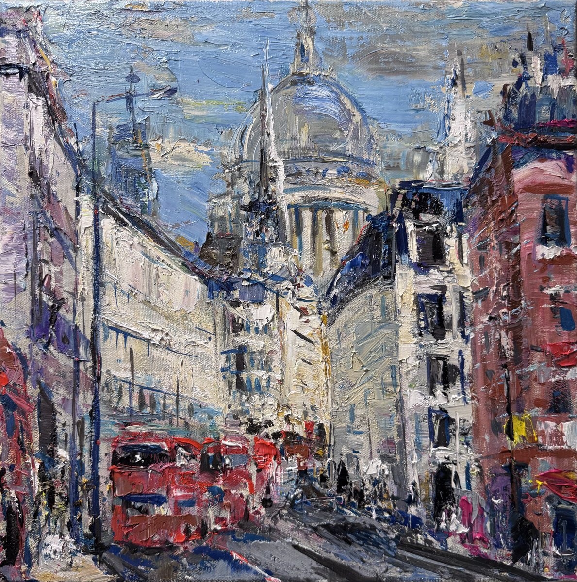 Fleet Street London 40x40 by Altin Furxhi