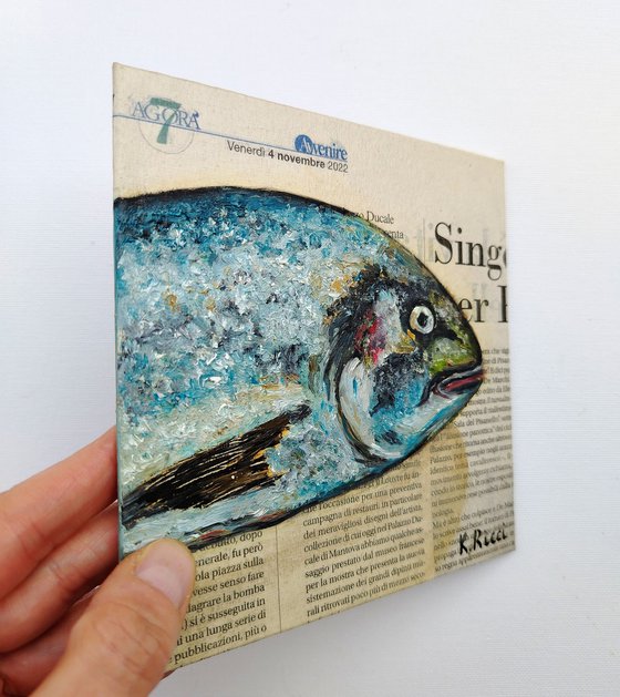 Food on Newspaper