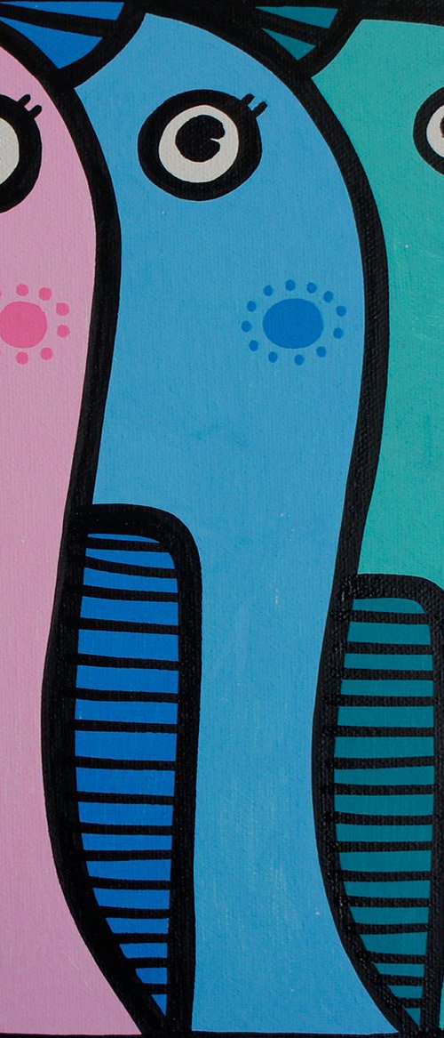 5 Penguins by Kev Munday
