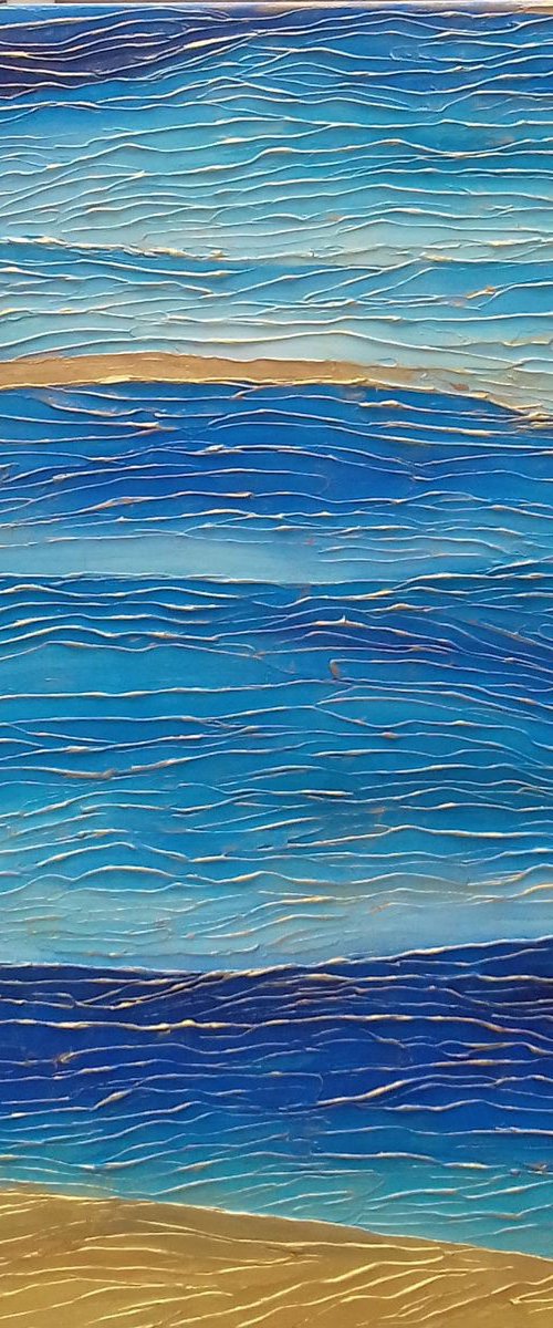 COLOURFUL WAVES by VANADA ABSTRACT ART