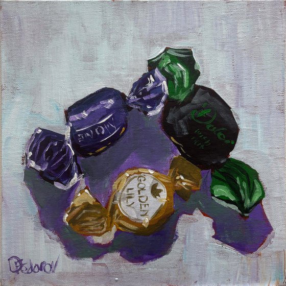 Wrapped Moments: Candy Still Life