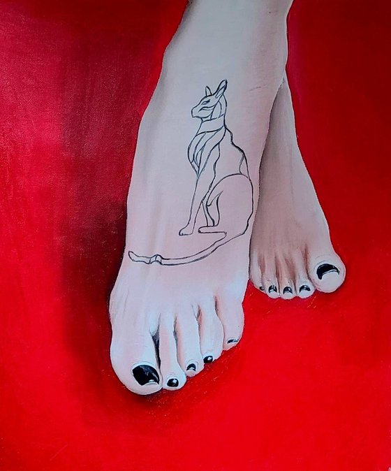 La Chatte - Pop Art - House Decor