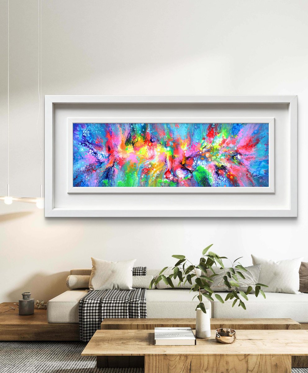 Flowing Energy 59 By Soos Tiberiu, 47 X 16, Artwork For Sale On Artfinder