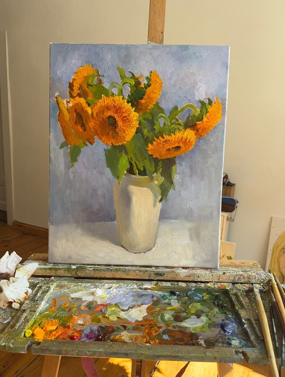 Sunflowers Still life