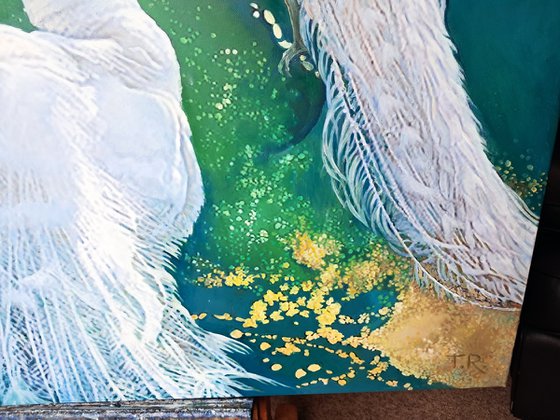 WHITE PEACOCKS