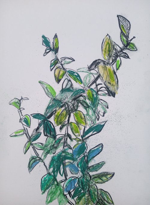 Last September green bushes by Oxana Raduga