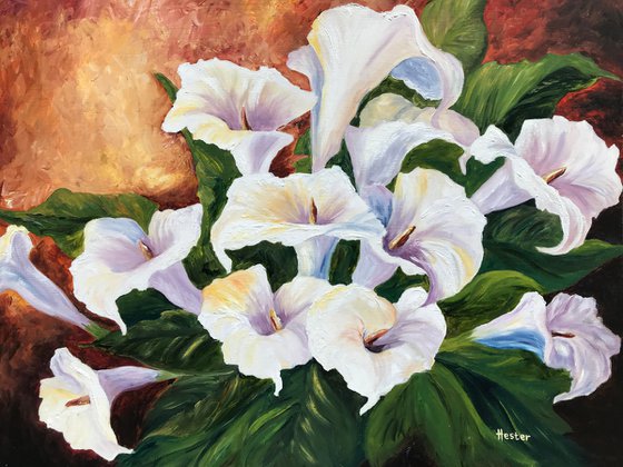 Lilies of the Valley (Painted by Hester Coetzee)