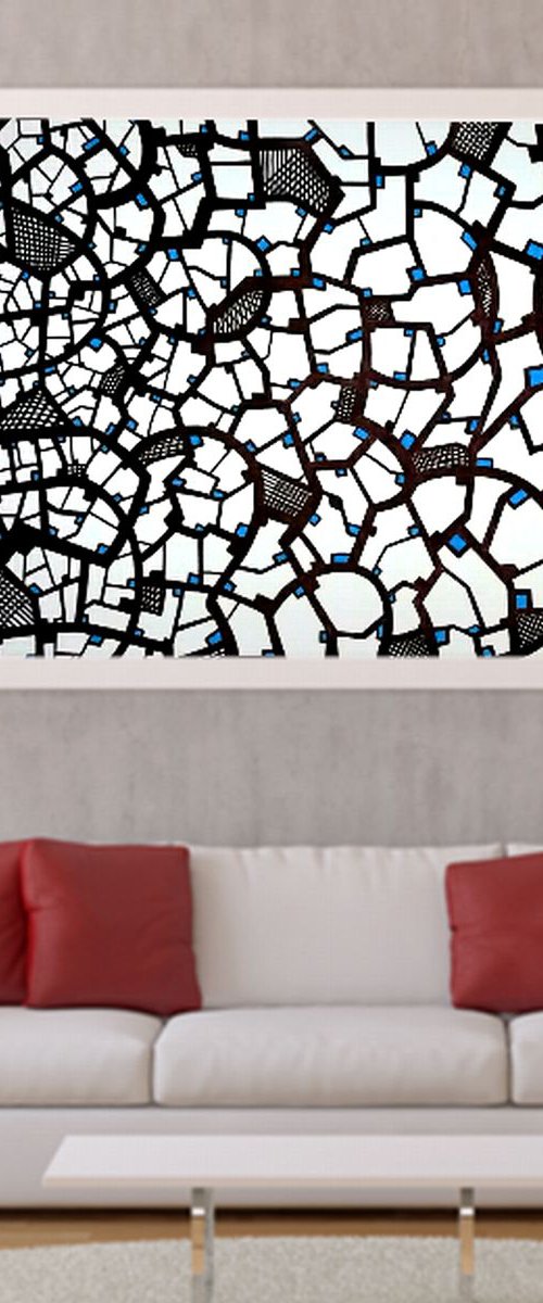 Seven #4 (100 x 160 x 0,1cm) by Riccardo Ticco Capparella