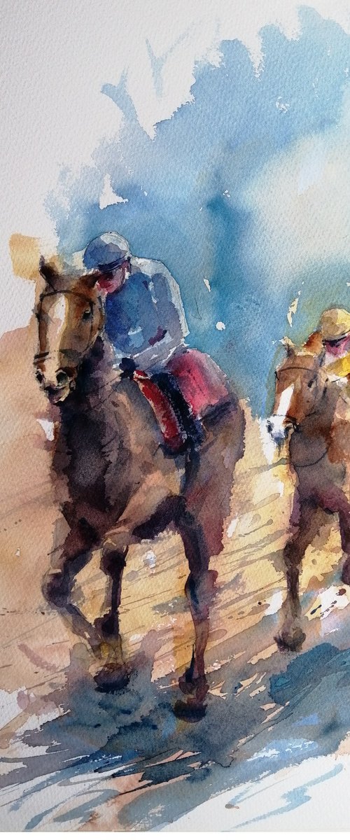 the horse race 52 by Giorgio Gosti