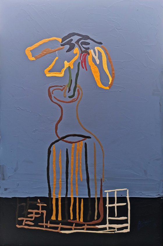 XXIX 5 - Sunflower in a vase