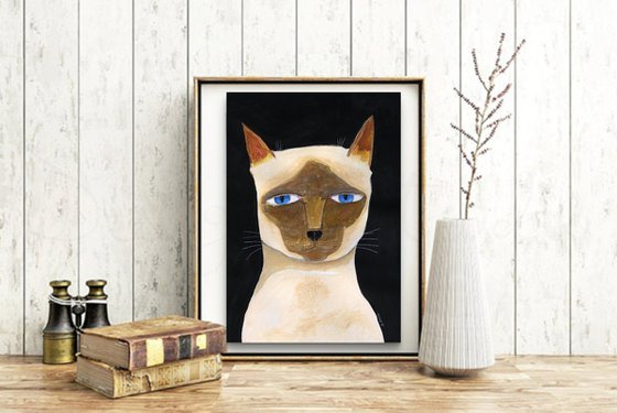 Siamese cat for cat lover