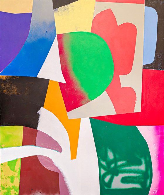 Color Structure #1 Fragments in Motion